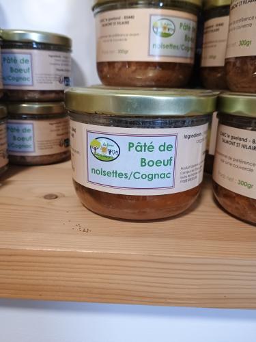 PATé DE BOEUF NOISETTE/COGNAC 300gr