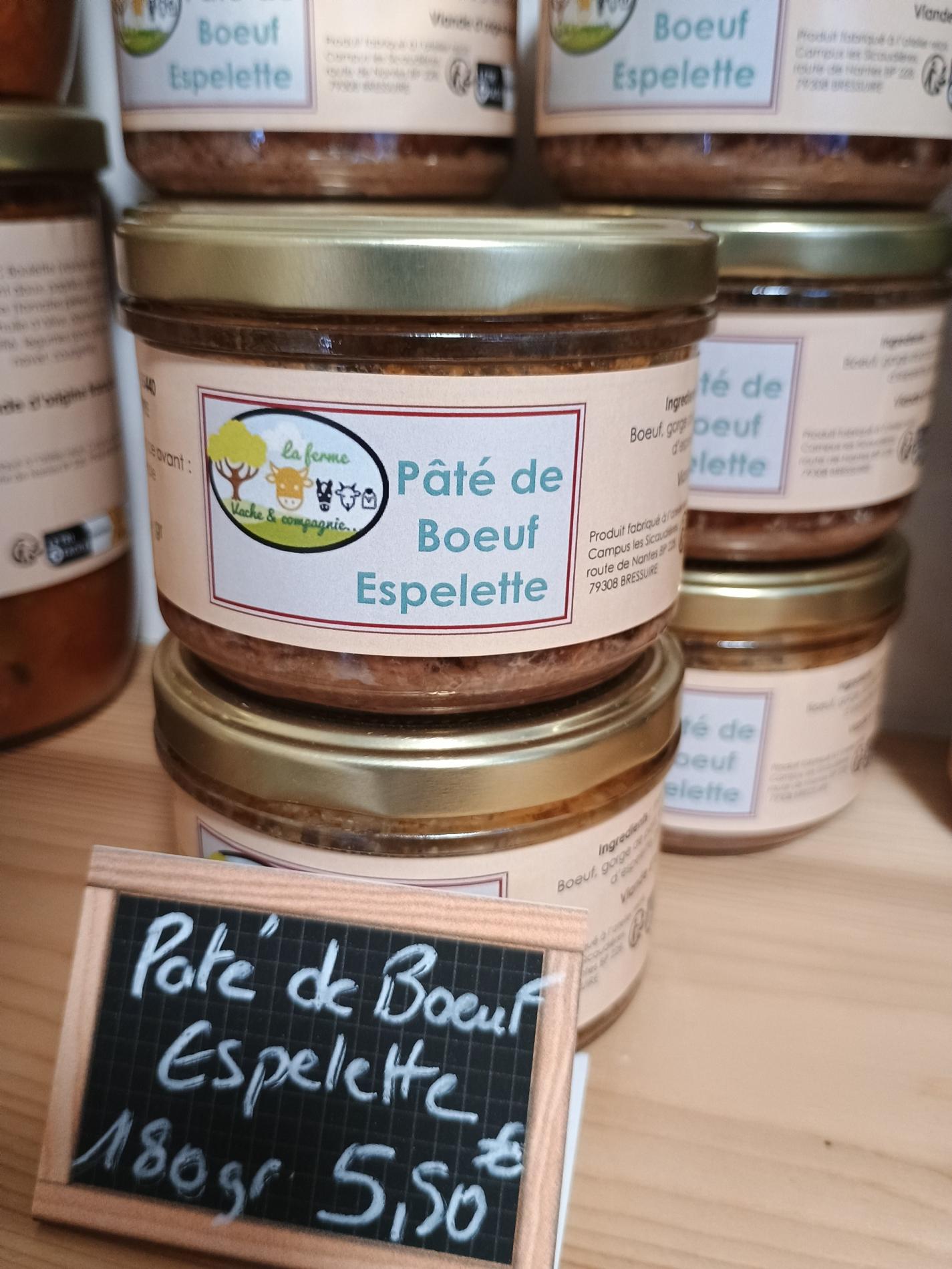 PATé DE BOEUF ESPELETTE 180gr