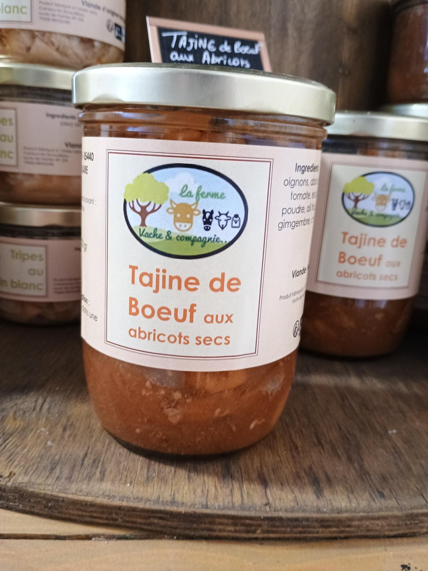 TAJINE BOEUF AUX ABRICOT 800gr
