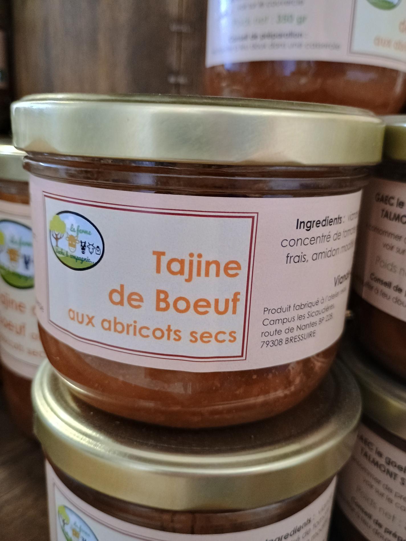 TAJINE BOEUF AUX ABRICOT 350gr