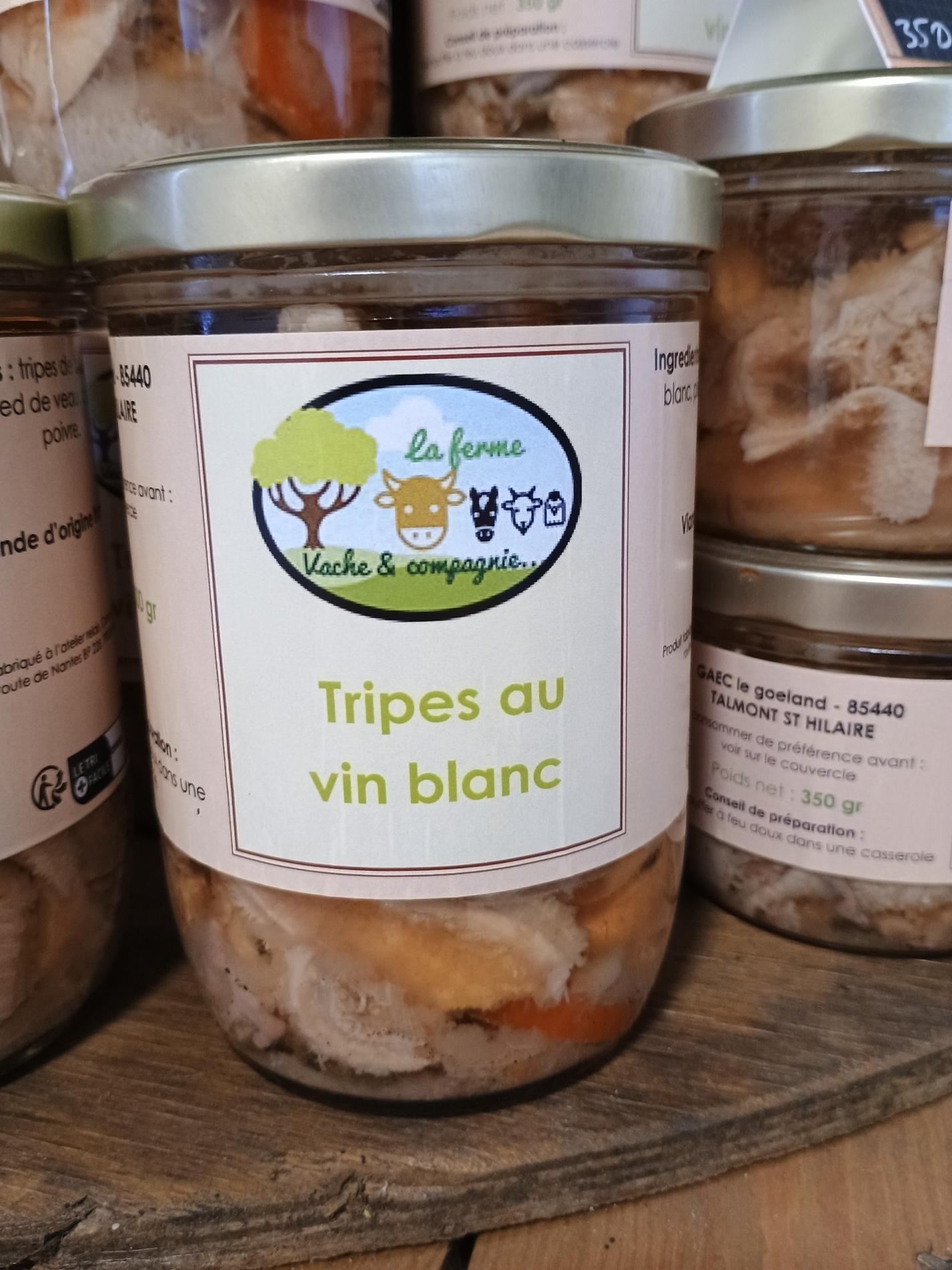 TRIPES AU VIN BLANC 800gr