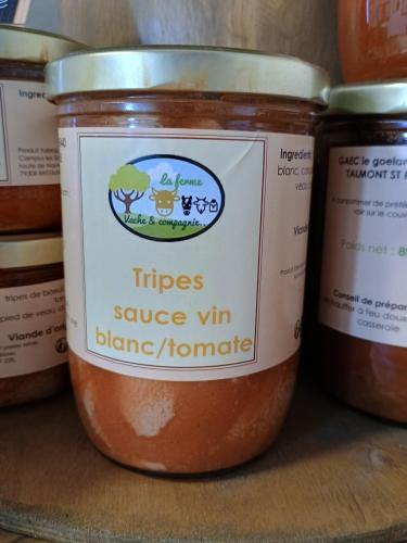 TRIPES  TOMATE/VIN BLANC 800gr