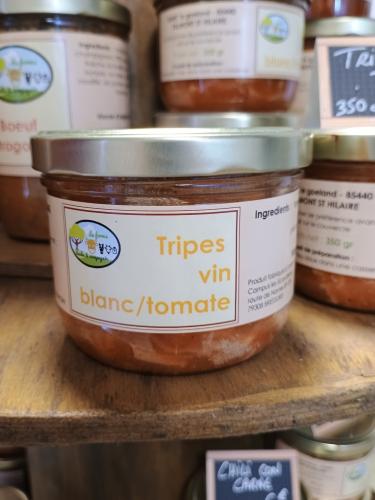 TRIPES  TOMATE/VIN BLANC 350gr